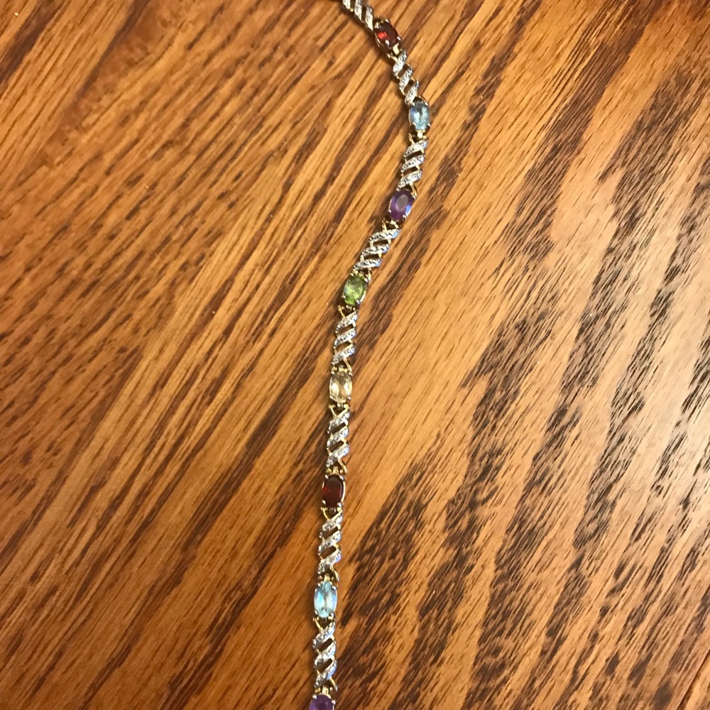 💙jewel gold bracelet